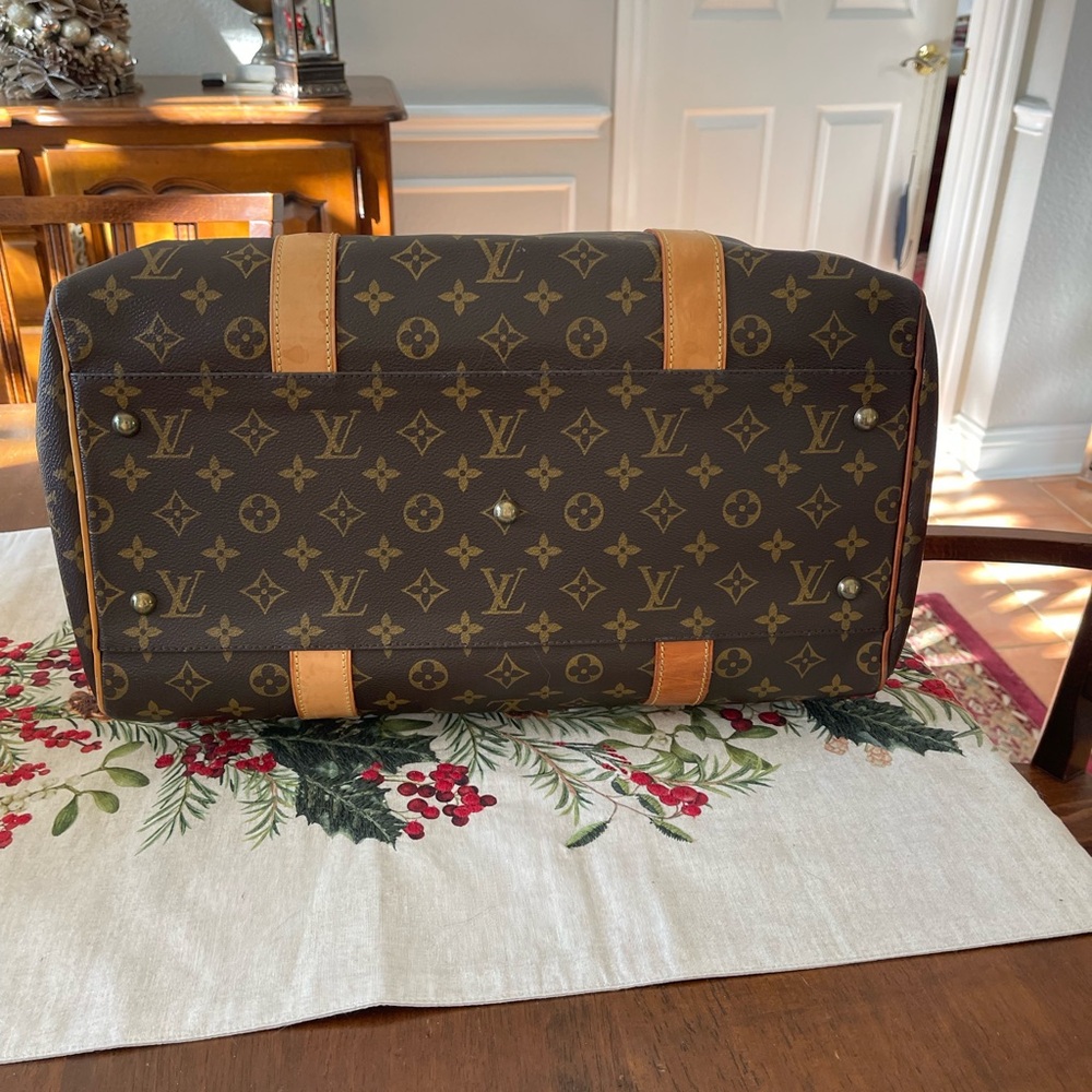 Louis Vuitton Brown Monogram Carryall Boston Travel Bag - Picture 11 of 16